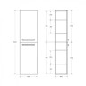 Мебельная ручка ECO (15 см) для подвесного шкафа ECO-1500-2A-SC 1 штука Cezares RS156SC.3/96