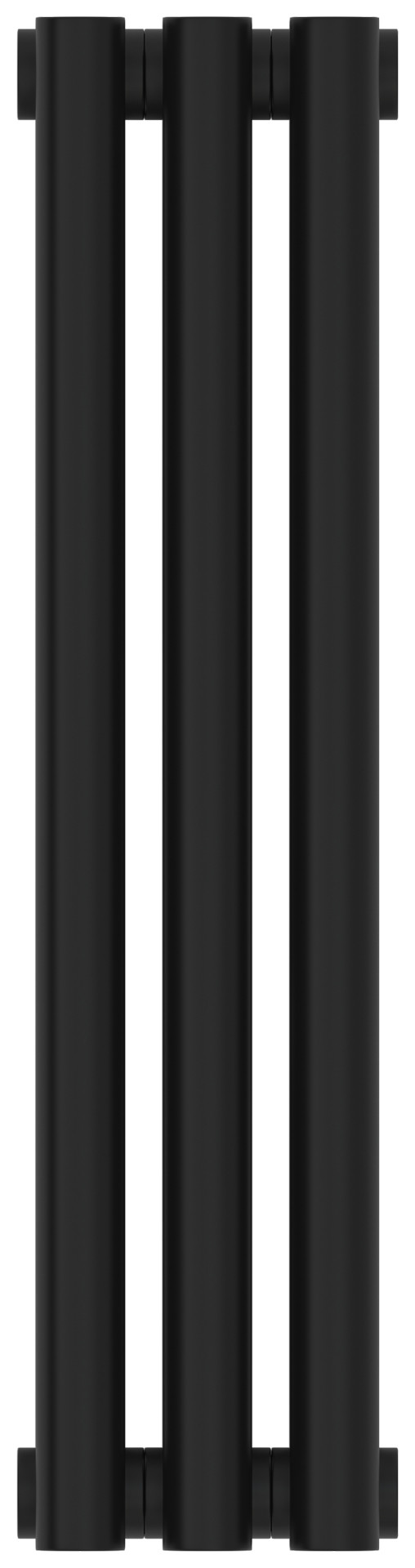 Отопительный радиатор Сунержа Эстет-00 500х135 3 секции Матовый чёрный