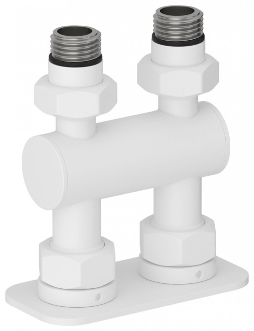 Модуль 2х1/2&quot; Сунержа прямой EU50 Матовый белый