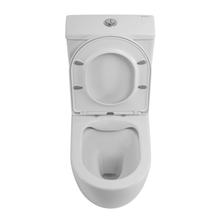 Сиденье дюропластовое с быстросъёмными петлями, механизмом Soft Close Cezares BB076SC