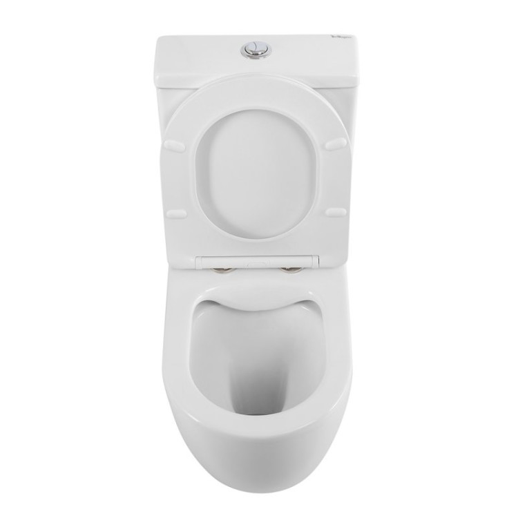 Сиденье дюропластовое с быстросъёмными петлями, механизмом Soft Close Cezares BB076SC