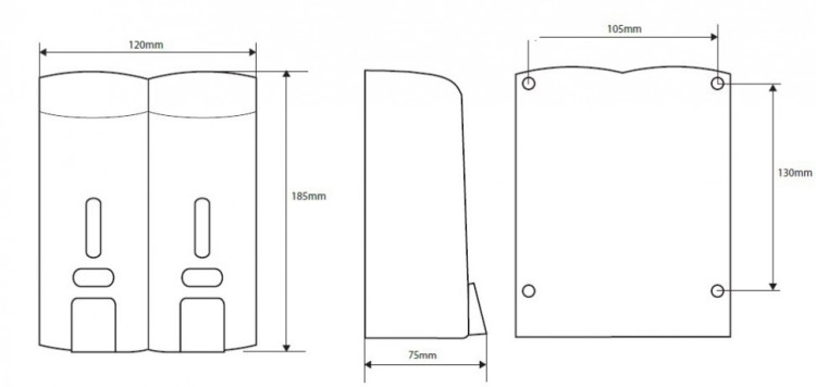 Диспенсер для жидкого мыла Bemeta 121209135
