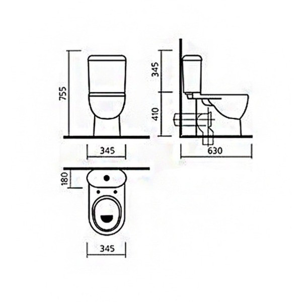 Унитаз Sanita Luxe Best Luxe SL DM Red BSTSLCC07110522