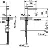 Однорычажный смеситель для раковины Gessi Rettangolo 20001.031