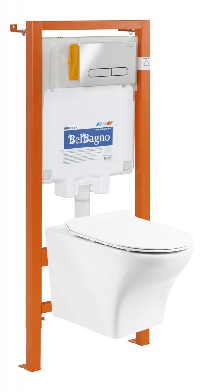 Кнопка смыва SFERA BelBagno BB016-SR-CHROME.M