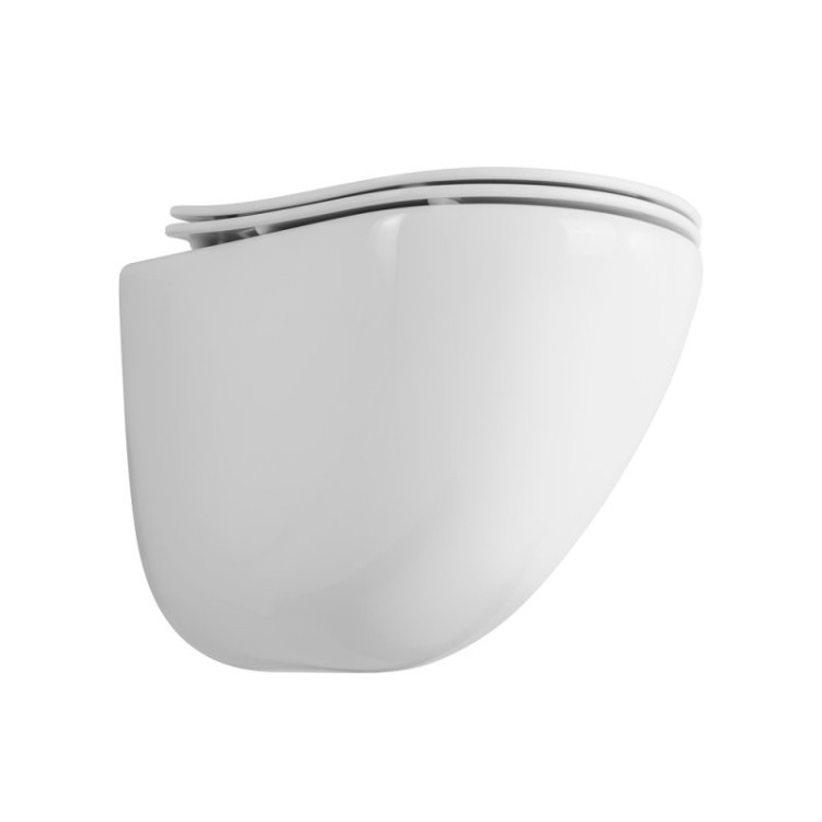 Унитаз подвесной безободковый с креплением BelBagno BB051CHR