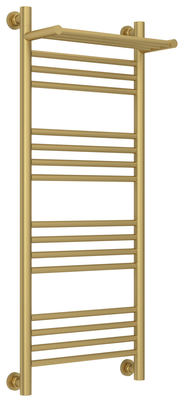 Полотенцесушитель водяной Сунержа Богема с полкой+ 1000х400 Матовое золото