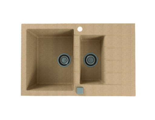 Мойка ALVEUS GRANITAL CADIT 70 BEIGE - G55 790 X 500 в компл с 1132822,