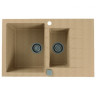 Мойка ALVEUS GRANITAL CADIT 70 BEIGE - G55 790 X 500 в компл с 1132822,