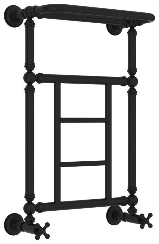 Полотенцесушитель водяной Сунержа Ренессанс 1452 660x400 Матовый чёрный