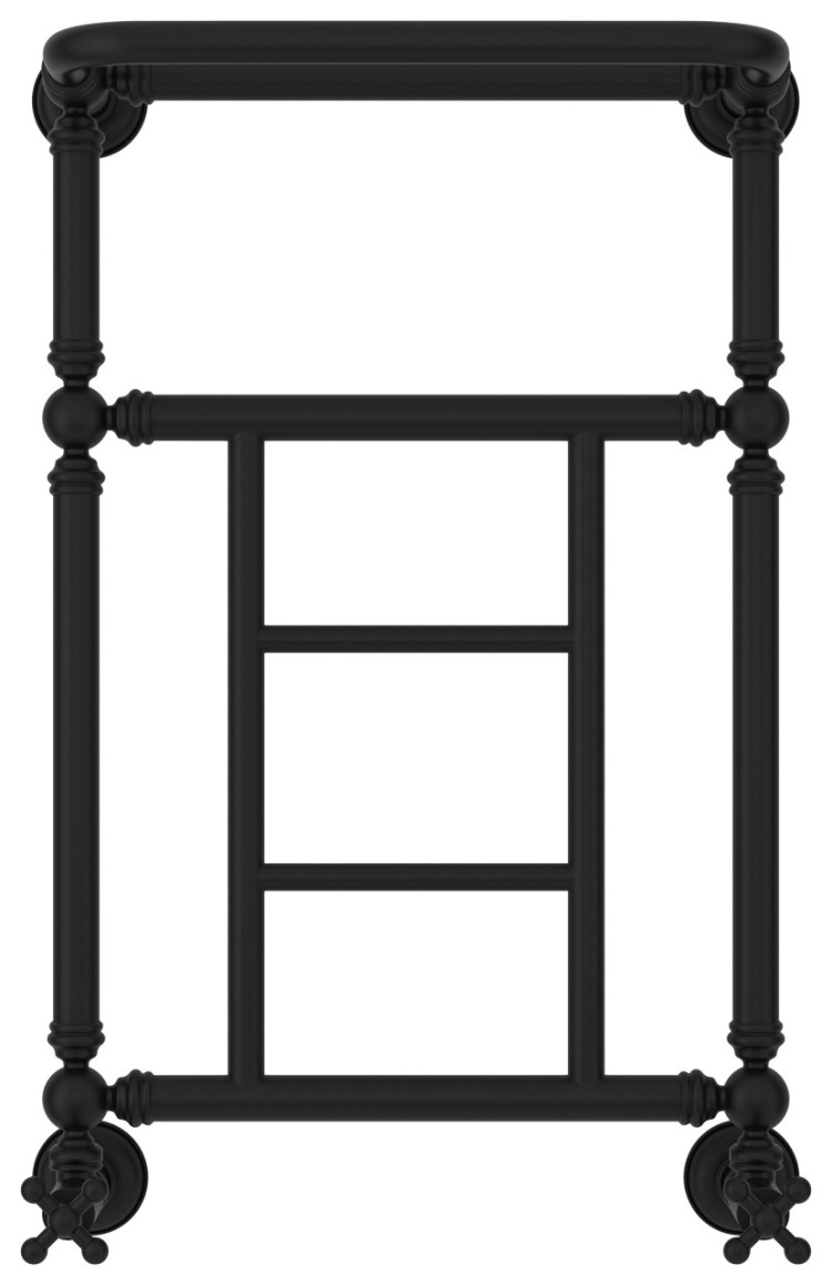 Полотенцесушитель водяной Сунержа Ренессанс 1452 660x400 Матовый чёрный