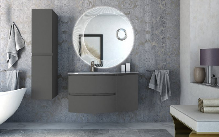 Шкафчик подвесной с одной распашной створкой, левый, 34x40x55 Cezares 44228