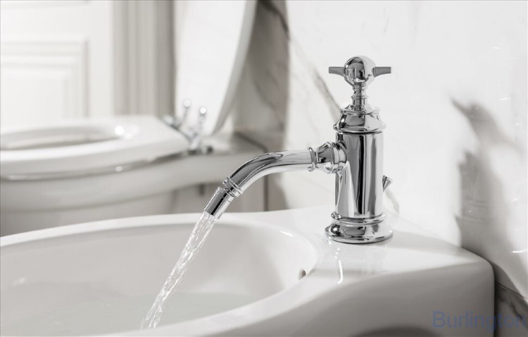 Смеситель однорычажный для биде, 1 отв, ручка - крестик, хром [ARC13 CHR]