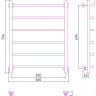 Полотенцесушитель водяной Стилье Версия-Н2 800х600 (6) Г 18 Белый