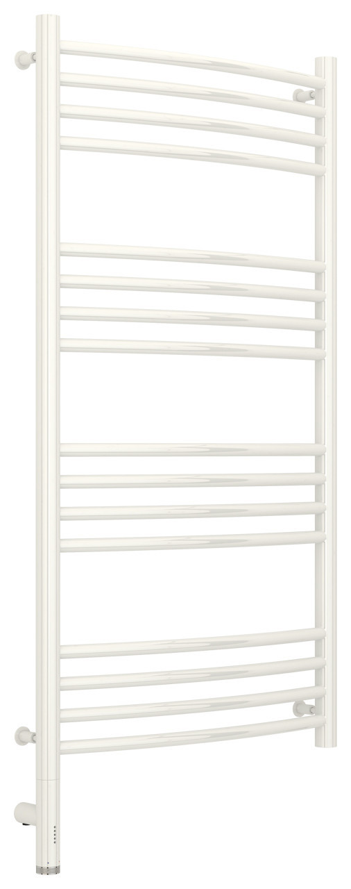 Полотенцесушитель электрический Сунержа Богема 3.0 выгнутая 1000х500 МЭМ левый Белый