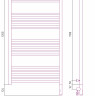 Полотенцесушитель электрический Сунержа Богема с полкой 3.0 1200х600 / МЭМ правый Сатин