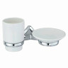 WasserKRAFT Aller K-1126C Держатель стакана и мыльницы