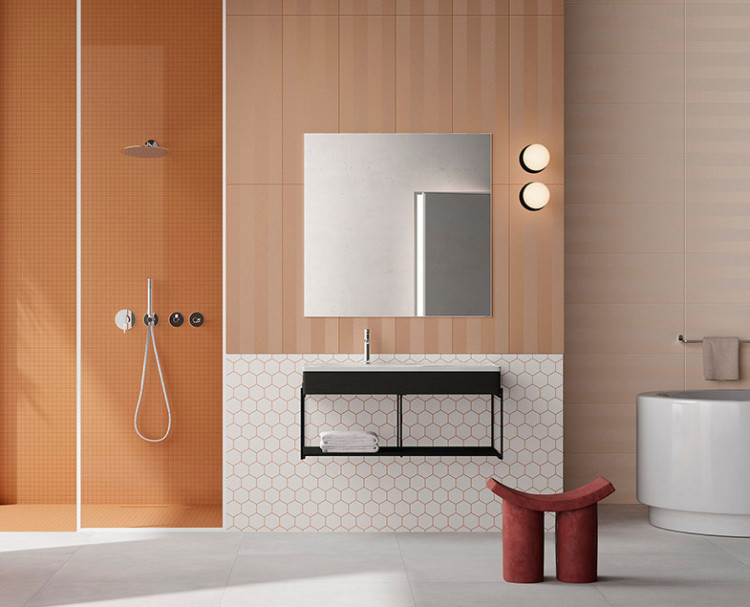 Набор встроенной душевой системы Origin, хром