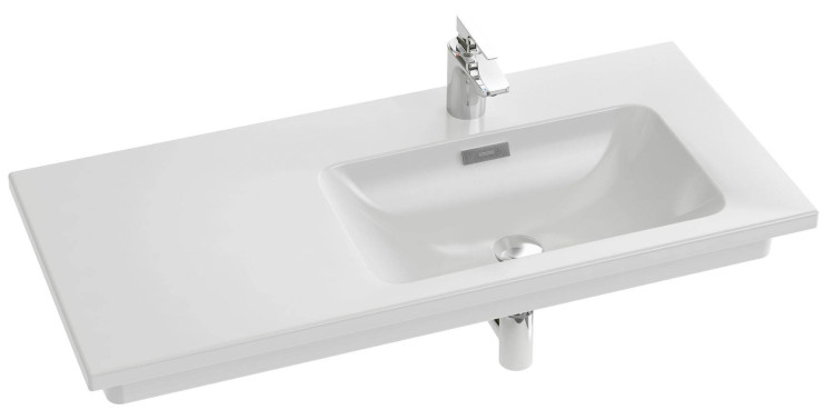 Подвесная раковина-столешница 100 х 46 см, левосторонняя Jacob Delafon VOXEXAD112-00