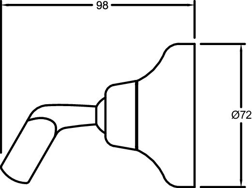 Настенный держатель для душа Jacob Delafon FAIRFAX E75093-CP