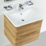 База под раковину подвесная с двумя выкатными ящиками 600x450x570 BelBagno ACQUA-600-2C-SO-BL