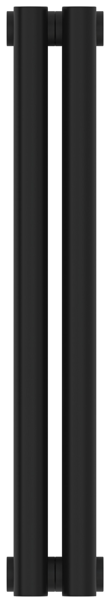 Отопительный радиатор Сунержа Эстет-0 500х90 2 секции Матовый чёрный