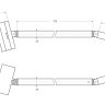 Шторка на ванну LIBERTA-V-1-TB Cezares LIBERTA-V-1-TB-90/155-C-Cr
