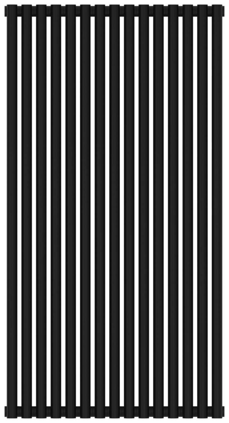 Отопительный радиатор Сунержа Эстет-11 1200х675 15 секций Матовый чёрный