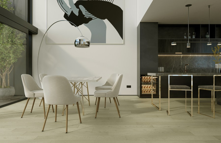 Кварцевый паркет Quartz Parquet Классик Дуб Шампань 414 5/0,6 мм