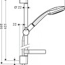 Душевой гарнитур Hansgrohe Croma 27772000