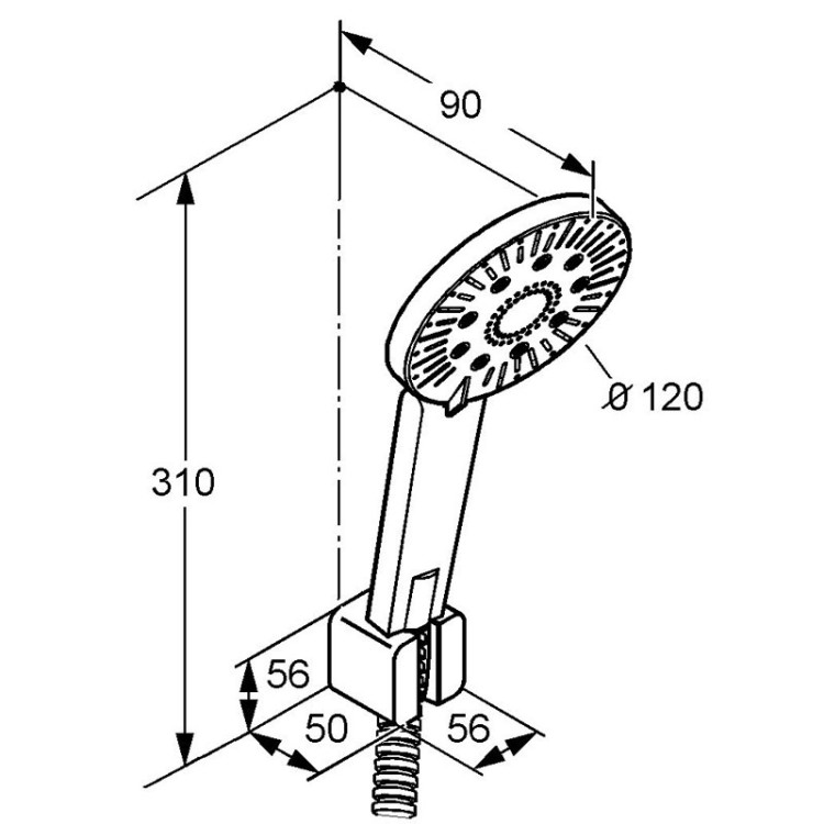 Душевой гарнитур Kludi A-Qa 6575005-00