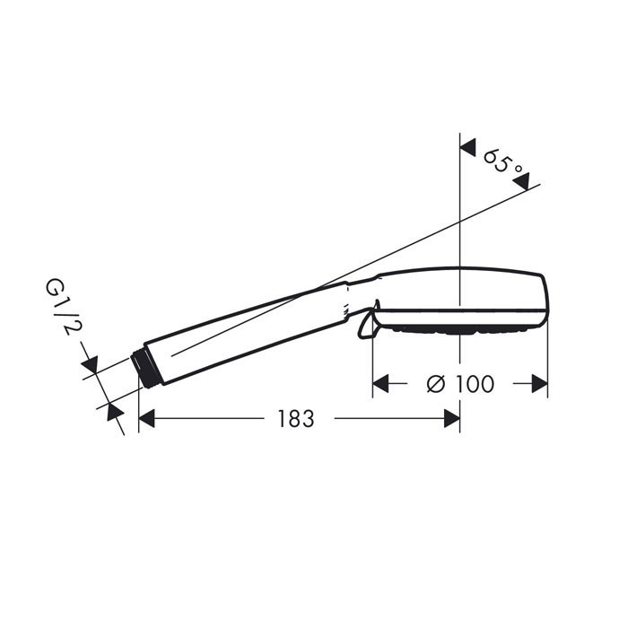 Ручной душ Hansgrohe Crometta 26824400