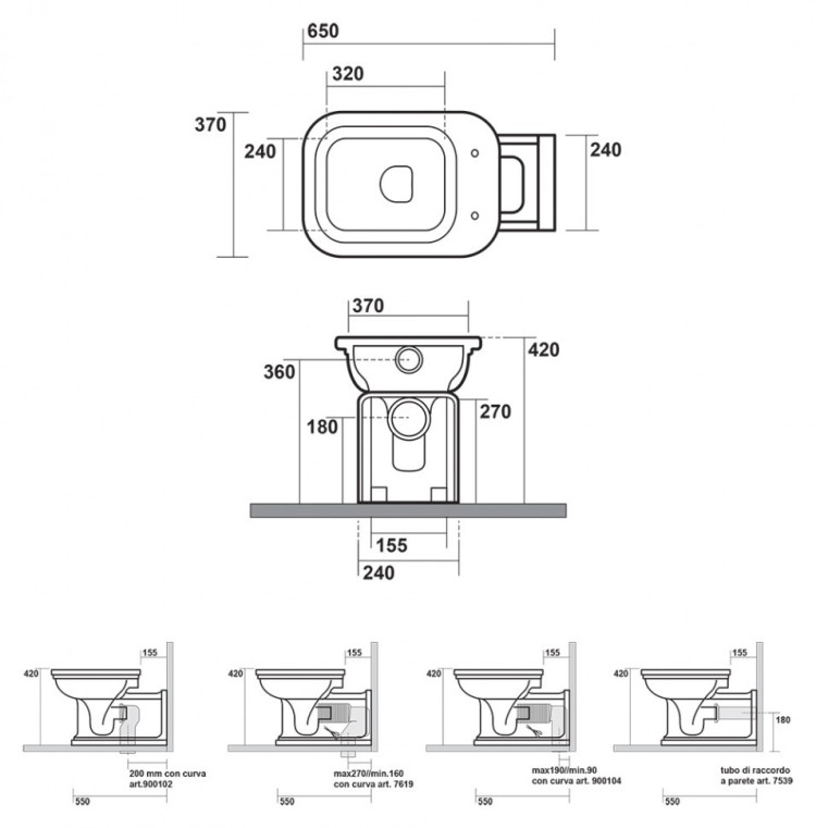 Унитаз Kerasan Waldorf 4116