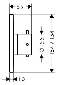 Переключатель Axor Starck 10934000