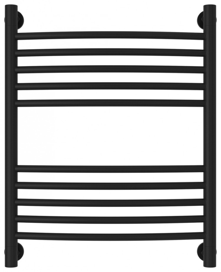 Полотенцесушитель водяной Сунержа Богема+ выгнутая 600х500 Матовый чёрный