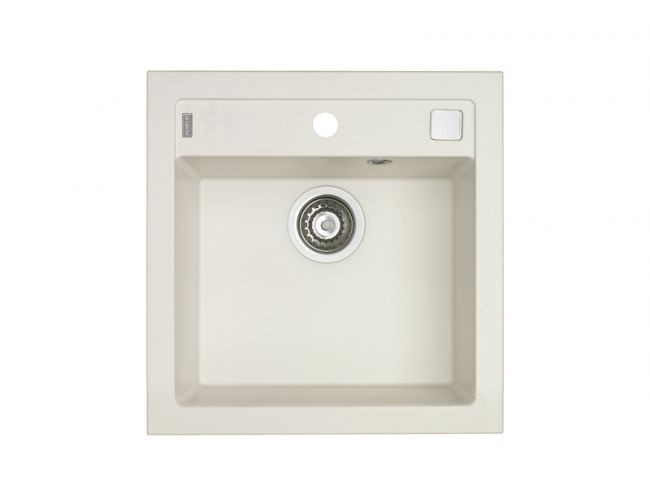 Мойка ALVEUS FORMIC 20 GRANITAL+ ARCTIC-G11M 520x510x200;1x с сифоном 1127749,
