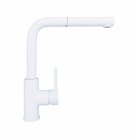 Смеситель для мойки ALVEUS ZEOS  P MONARCH WHITE MATT