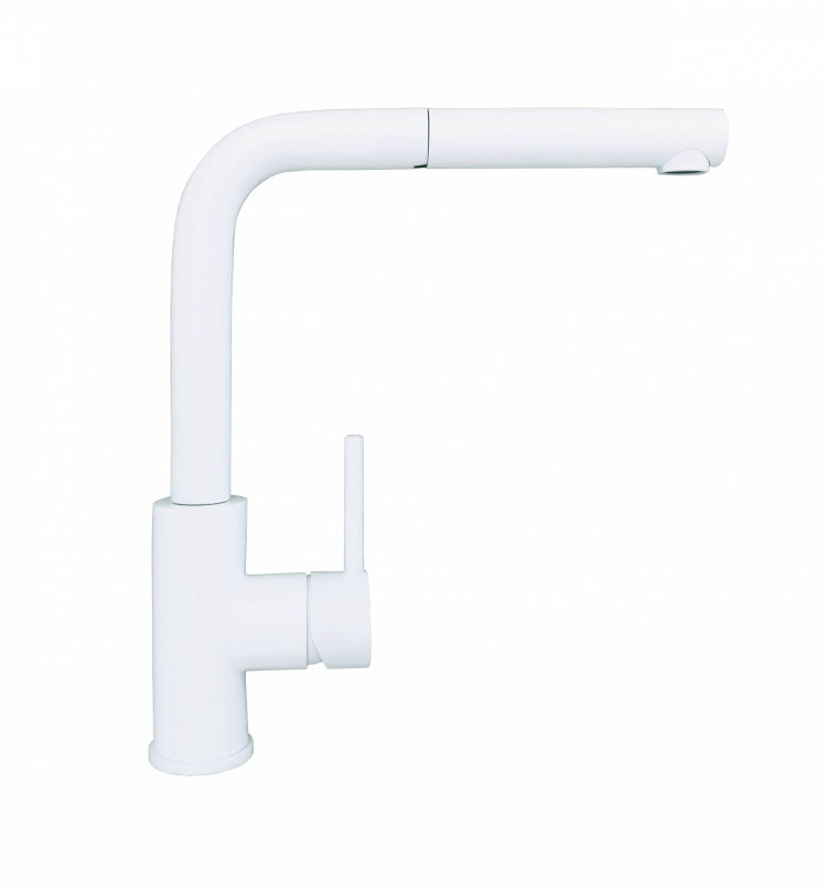 Смеситель для мойки ALVEUS ZEOS P MONARCH WHITE MATT