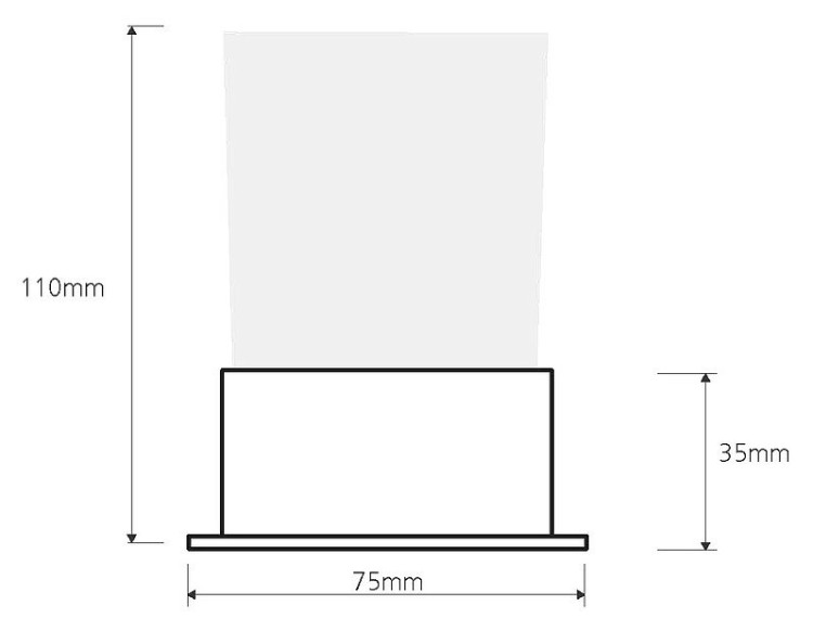 Стакан Bemeta Plaza 140110061
