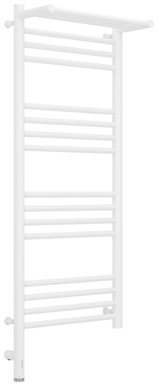 Полотенцесушитель электрический Сунержа Богема с полкой 3.0 1000х400 / МЭМ левый Матовый белый