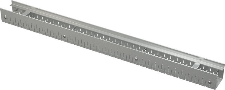 Дренажный желоб 75 мм регулируемый, оцинкованная сталь Alcadrain ADZ101V