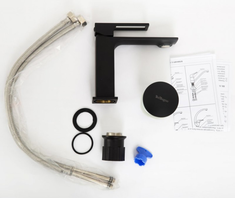 Смеситель раковины с донным клапаном Cezares LUC-LVM-ORO