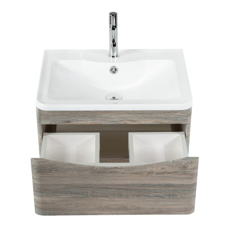 База под раковину подвесная с двумя выкатными ящиками 600x450x570 BelBagno ACQUA-600-2C-SO-PS