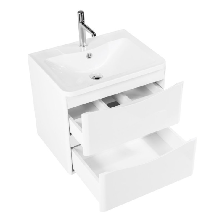 База под раковину подвесная с двумя выкатными ящиками 600x450x570 BelBagno ACQUA-600-2C-SO-PS