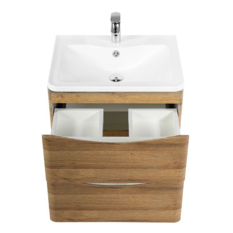 База под раковину подвесная с двумя выкатными ящиками 600x450x570 BelBagno ACQUA-600-2C-SO-PS