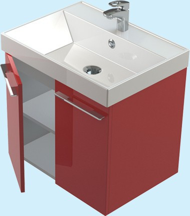 Тумба Astra Form Соло 60 ЦВ RAL распашные дверцы