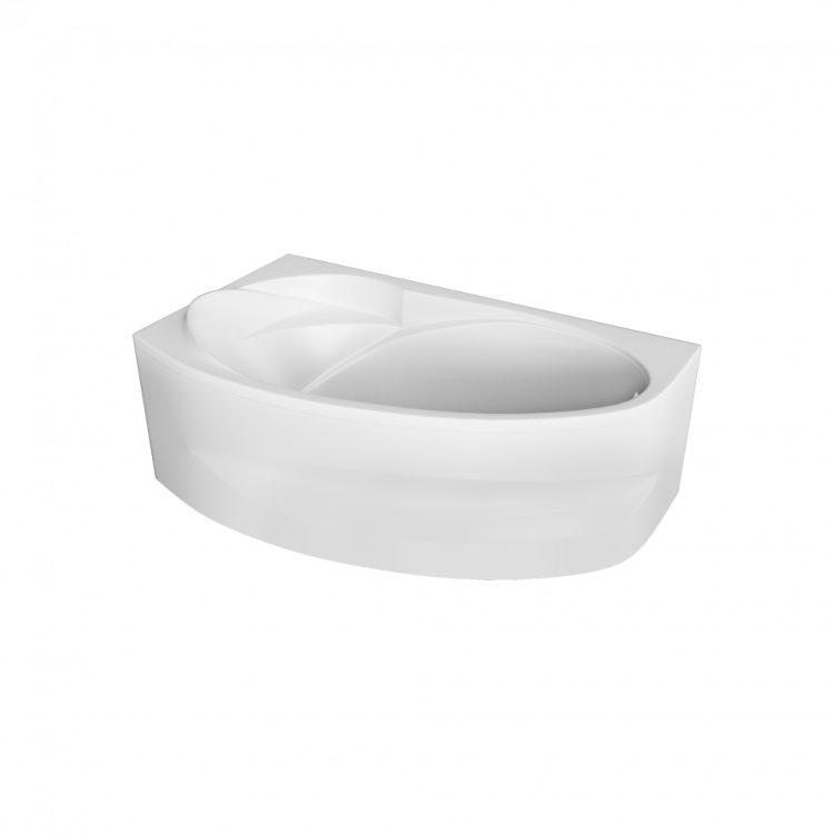 Ванна акриловая асимметричная 1Marka JULIANNA 160*95 L