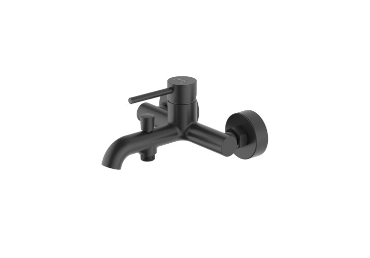 Смеситель для ванны Aquatek, матовый черный AQ1340MB ЕВРОПА