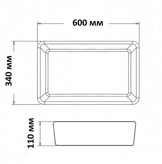 Раковина-чаша Mira 60 MR-6034