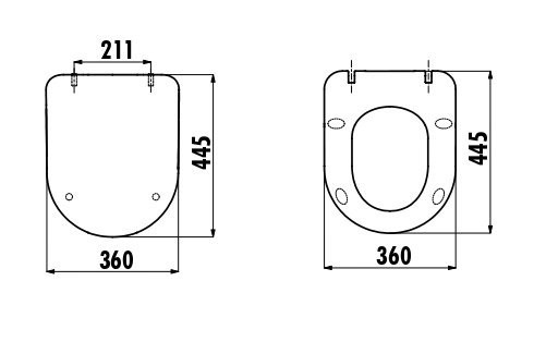 CREAVIT Крышка дуропласт с микролифтом КАПУЧИНО